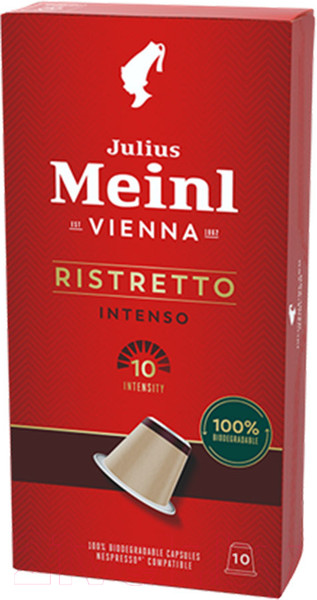 Изображение товара Кофе в капсулах Julius Meinl Inspresso Biodegradable Ristretto Intenso (10шт)
