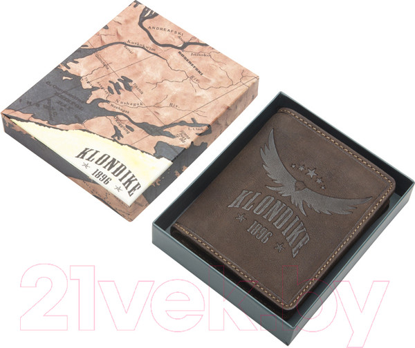 Изображение товара Портмоне Klondike 1896 Don / KD1008-03 (темно-коричневый)