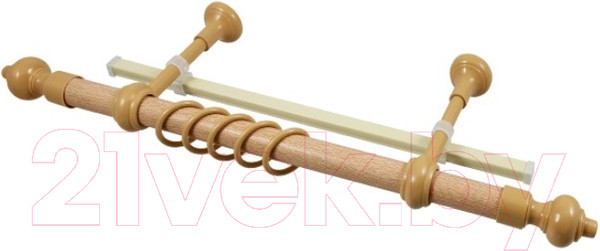 Изображение товара Карниз для штор LEGRAND Кантри + У-шина 3.2 / 48063510 (бук)