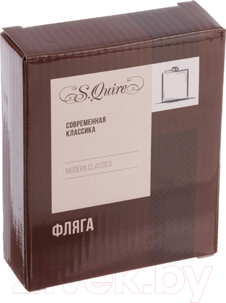 Изображение товара Фляга S.Quire W201-6 (коричневый/клетка)