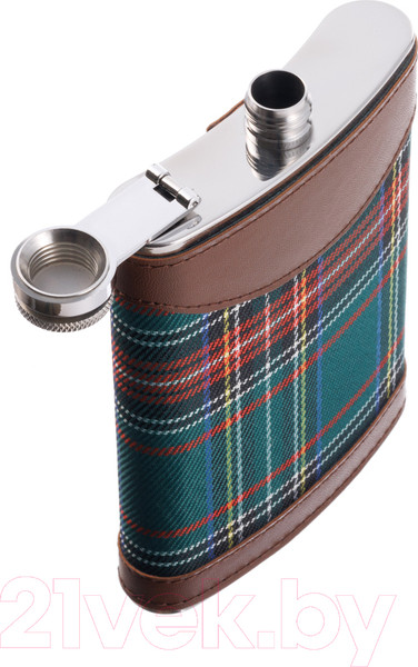 Изображение товара Фляга S.Quire W201-8 (коричневый/клетка)