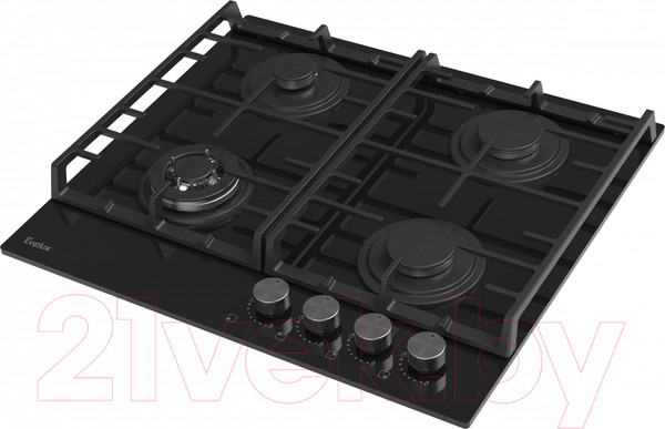 Изображение товара Газовая варочная панель Evelux HEG 650 BG