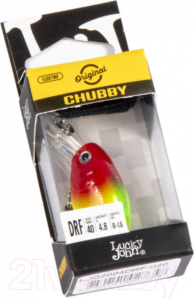 Изображение товара Воблер Lucky John Original Chubby DR F 04.00/020 / LJO2004DRF-020