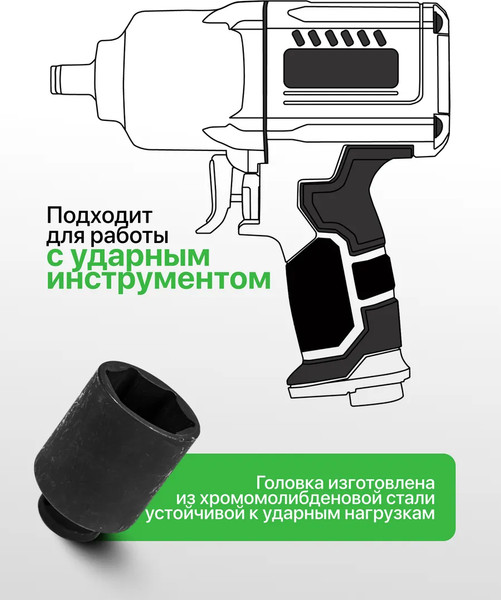 Изображение товара Головка слесарная RockForce RF-4458540