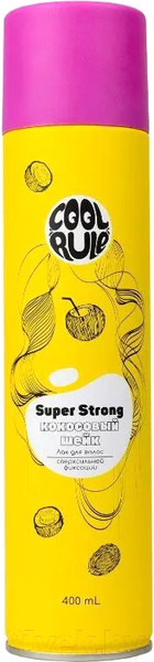 Изображение товара Лак для укладки волос Cool Rule Кокосовый Шейк Сверхсильной фиксации (400мл)