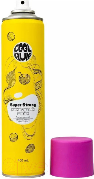 Изображение товара Лак для укладки волос Cool Rule Кокосовый Шейк Сверхсильной фиксации (400мл)