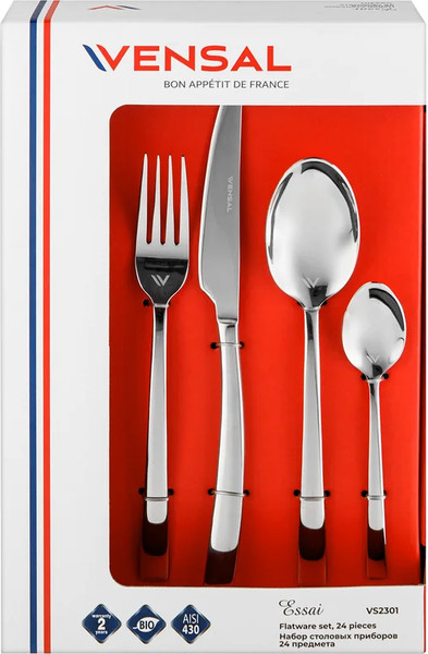 Изображение товара Набор столовых приборов Vensal VS2301 (24пр)