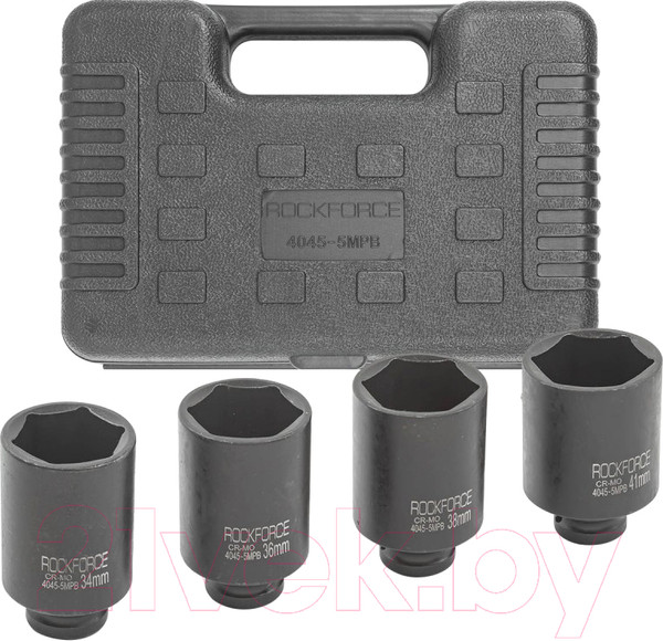 Изображение товара Набор головок слесарных RockForce RF-4045-5MPB