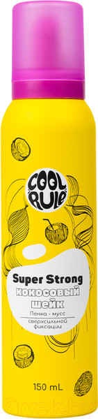 Изображение товара Пенка для укладки волос Cool Rule Кокосовый Шейк Сверхсильной фиксации (150мл)