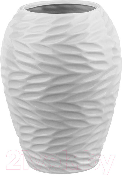 Изображение товара Набор ваз Elan Gallery Листья Ивы / 350119-2 (2шт, пломбир/черный)