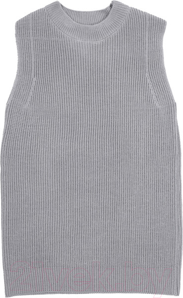 Изображение товара Жилет детский Amarobaby Knit Long / AB-OD21-KNITL10/11-128 (серый, р. 128)