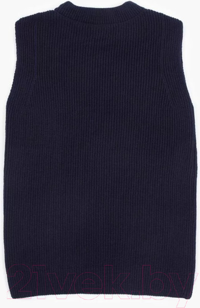Изображение товара Жилет детский Amarobaby Knit Long / AB-OD21-KNITL10/20-134 (синий, р. 134)