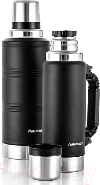 Изображение товара Термос для напитков Naturehike Q-9H NH19SJ011 / 6927595740279 (2.2л, черный)