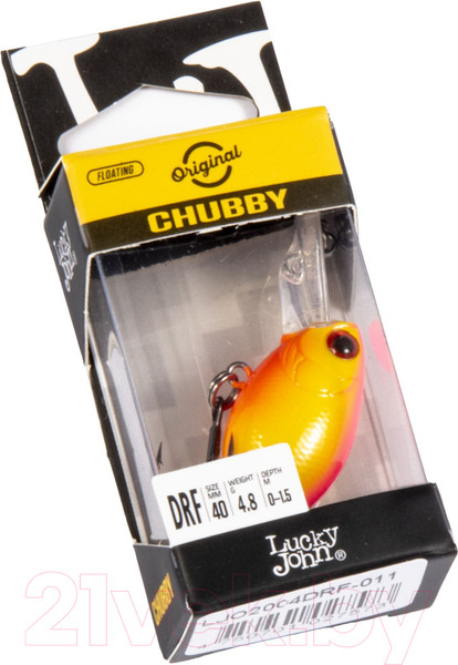 Изображение товара Воблер Lucky John Original Chubby DR F 04.00/011 / LJO2004DRF-011