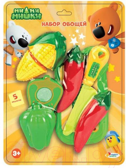 Изображение товара Набор игрушечных продуктов Играем вместе Набор овощей Ми-ми-мишки / B1536371-R5