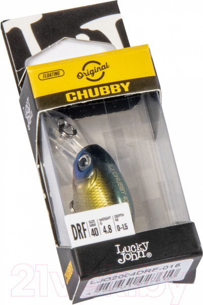 Изображение товара Воблер Lucky John Original Chubby DR F 04.00/015 / LJO2004DRF-015