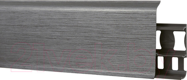 Изображение товара Плинтус Ideal Деконика 187 55мм (2.2м, алюминий темный)