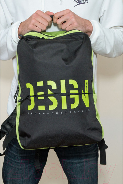 Изображение товара Рюкзак Grizzly RU-337-3 (черный/салатовый)