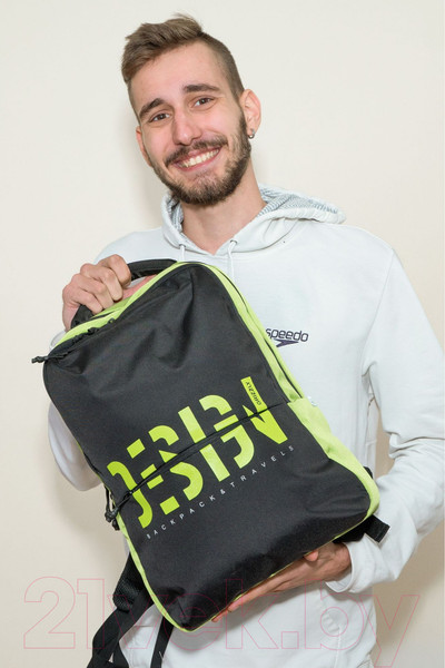 Изображение товара Рюкзак Grizzly RU-337-3 (черный/салатовый)