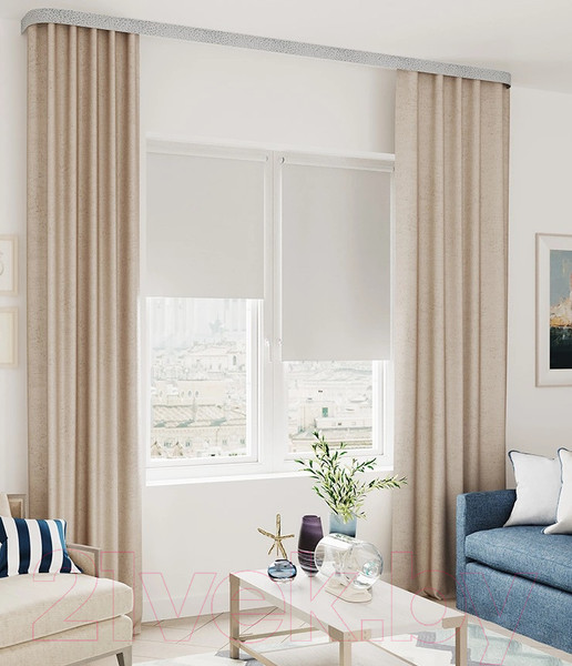 Изображение товара Рулонная штора LEGRAND Мальта 90x175 / 58104239 (белый)