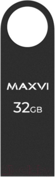 Изображение товара USB flash накопитель Maxvi MK 32GB 2.0 (темно-серый)