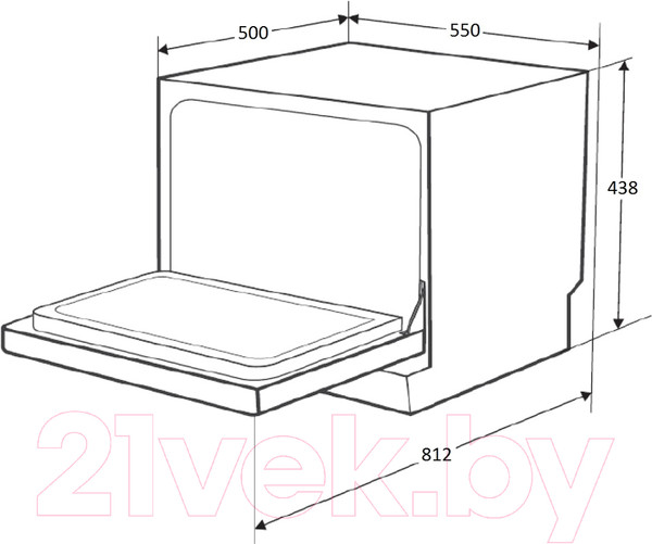 Изображение товара Посудомоечная машина Akpo ZMA55 Series Compact