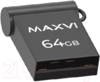 Изображение товара USB flash накопитель Maxvi MM 64GB 2.0 (темно-серый)