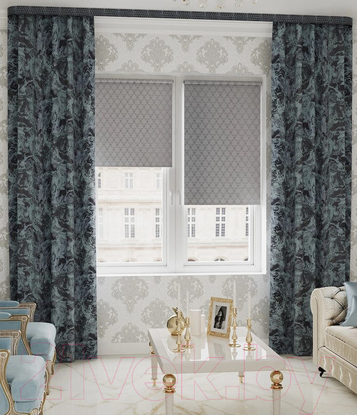 Изображение товара Рулонная штора LEGRAND Жизель 98x175 / 58103649 (серый)