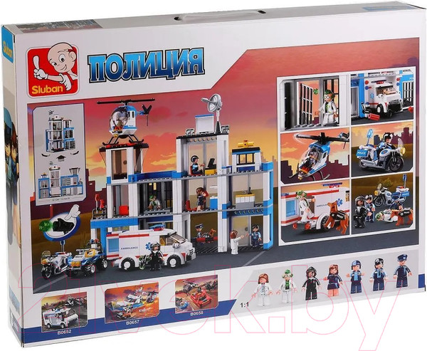 Изображение товара Конструктор Sluban Полицейский участок / M38-B0660