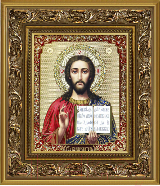 Изображение товара Икона Декарт Иисус Христос, венчальная 8Л1892