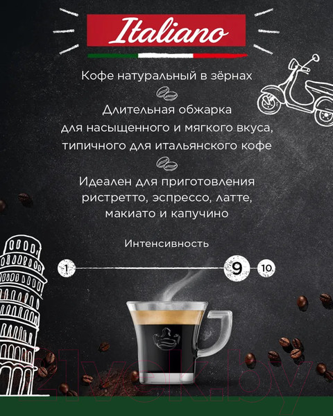 Изображение товара Кофе в зернах Jacobs Barista Editions Italiano (800г)