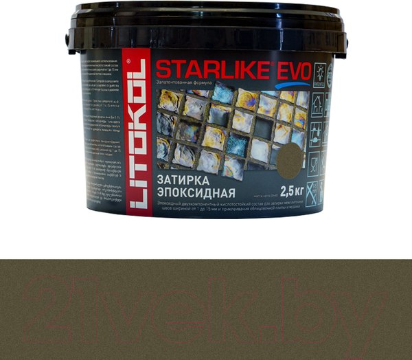 Изображение товара Фуга эпоксидная Litokol Эпоксидная Starlike Evo S.232 (1кг, кора дерева)