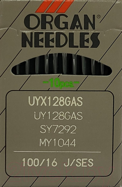 Изображение товара Набор игл для промышленной швейной машины Organ UYx128 GAS 100 SES ORG-10 (для трикотажа)