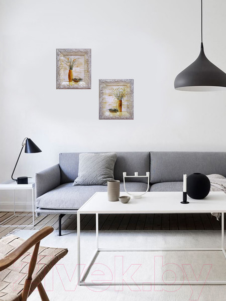 Изображение товара Картина Декарт Цветы в желтой вазе-2 8Л0845 (в раме)