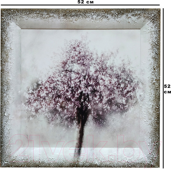 Изображение товара Картина Декарт Сакура в тумане-1 8Л0270 (в раме)