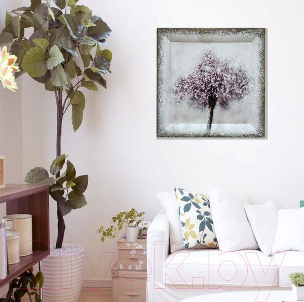 Изображение товара Картина Декарт Сакура в тумане-1 8Л0270 (в раме)