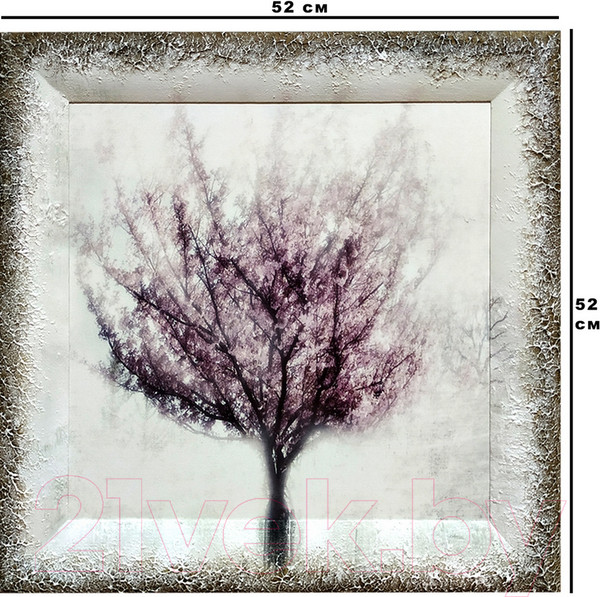 Изображение товара Картина Декарт Сакура в тумане-2 8Л0271 (в раме)