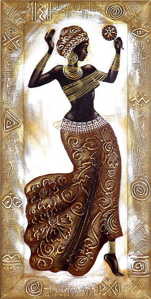 Изображение товара Картина Декарт Африка этно стиль 1 8Л3075 (авторская в раме)