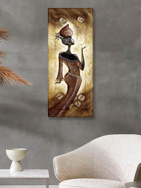 Изображение товара Картина Декарт Африка этно стиль 1 8Л1725 (авторская в раме)