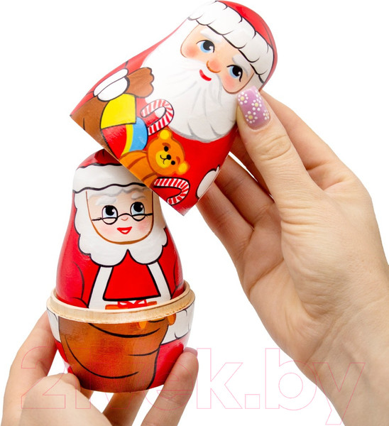Изображение товара Матрешка сувенирная Брестская Фабрика Сувениров Матрешка Санта Клаус и друзья / 7169