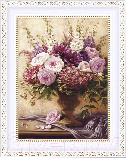 Изображение товара Картина Декарт Розовый букет-1 8Л3312 (в раме)