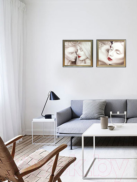 Изображение товара Картина Декарт Нежность 1 8Л2460 (в раме)