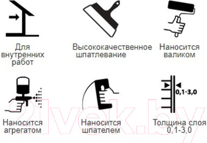 Изображение товара Шпатлевка готовая Тайфун Lux Go полимерная (5кг)