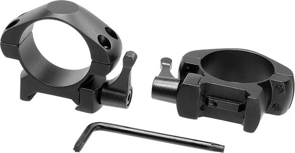 Изображение товара Комплект колец для прицела Veber E 3021 QL Weaver быстросъёмные