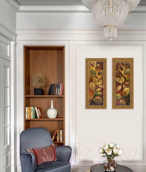 Изображение товара Картина Декарт Оранжвевые листья-2 8Л2020 (в раме)