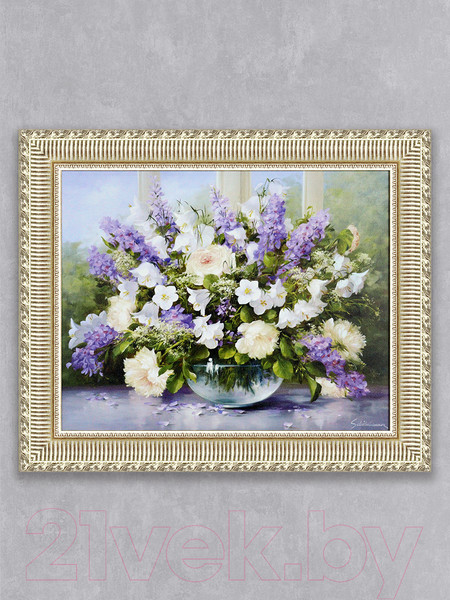 Изображение товара Картина Декарт Полевые цветы в вазе 8Л2450 (в раме)