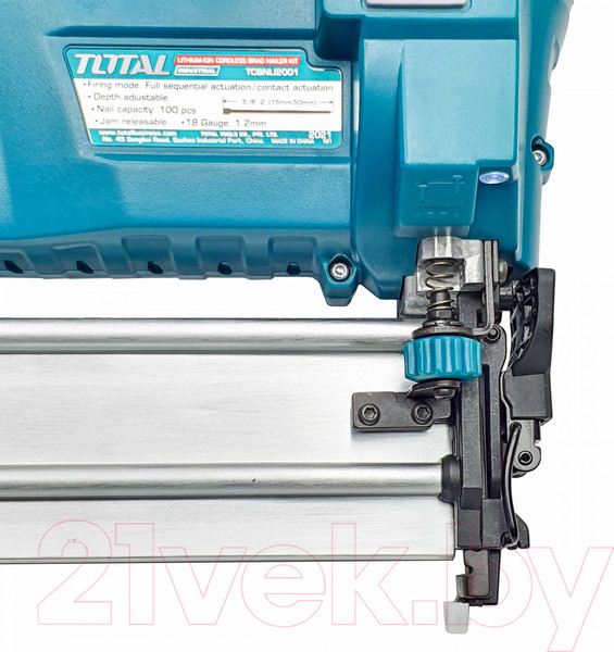 Изображение товара Аккумуляторный гвоздезабиватель TOTAL TCBNLI2001