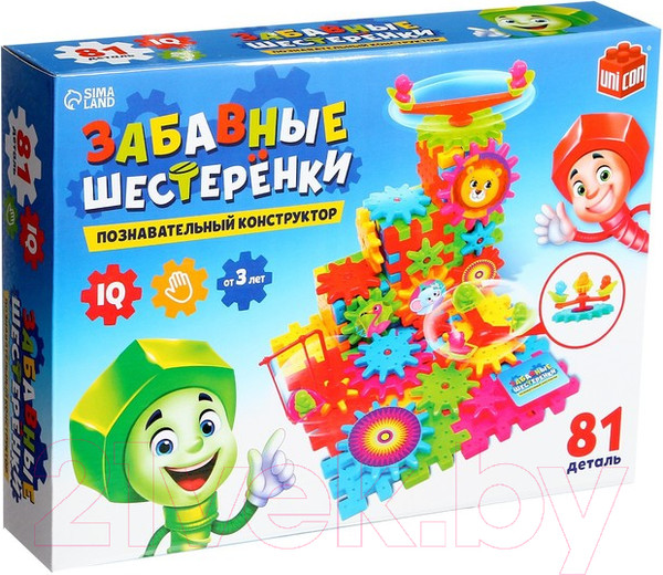Изображение товара Конструктор Zabiaka Забавные шестеренки / 3685388