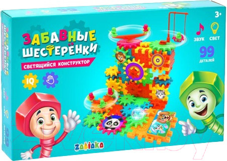 Изображение товара Конструктор Zabiaka Забавные шестеренки / 3685391