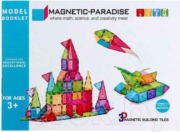 Изображение товара Конструктор магнитный Sima-Land Геометрические фигуры / 6997776